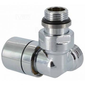 Кран-термостат трьохосьовий Carlo Poletti ХРОМ d1/2" х 24-19 DX (правий) FIRST CORNER (V176111CBDX)