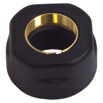 Гайка для медной трубы Carlo Poletti d15 мм x 24-19 BLACK MATTE (A58409EFS9005O) - 1
