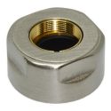 Гайка для медной трубы Carlo Poletti d15 мм x 24-19 BRUSH SILVER (A58409J)