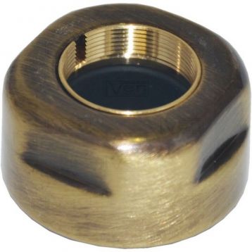 Гайка для мідної труби Carlo Poletti d15 мм x 24-19 BRUSH BRONZE (A58409M)