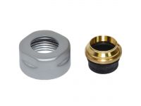 Гайка для медной трубы Carlo Poletti d15 мм x 3/4" EK SATIN CHROME (A33109REK)