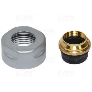 Гайка для медной трубы Carlo Poletti d15 мм x 3/4" EK SATIN CHROME (A33109REK)