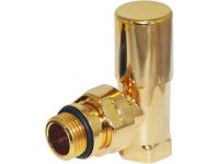 Кран радиаторный угловой Carlo Poletti GOLD d1/2" COMPACT (V150310H)