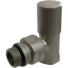 Кран радиаторный угловой Carlo Poletti SATIN NIСKEL d1/2" COMPACT (V150310L)