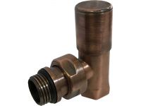 Кран радиаторный угловой Carlo Poletti BRUSH COPPER d1/2" COMPACT (V150310I)