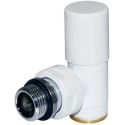 Кран радиаторный угловой Carlo Poletti Белый d1/2" х 24-19 COMPACT (V150111EF / EF)
