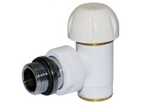 Термоклапан угловой Carlo Poletti Белый d1/2" х 24-19 COMPACT-THERMO-V1 (V151111EF / EFS)