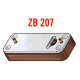 Zilmet ZB 207 (INOX AISI 316L) 10 пластин (17B2071000)