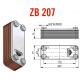 Zilmet ZB 207 (INOX AISI 316L) 30 пластин (17B2073008)