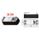 Zilmet ZB 250 (INOX AISI 316L) 30 пластин (17B2503004)