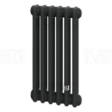 DeLonghi Multicolumn 570 3 колони 6 секций конф.0 (боковое 1/2") RAL9005M (0Q1030570060000RAL9005M) Delonghi - 1