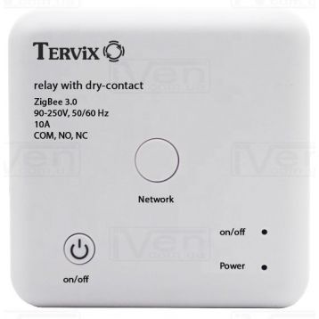 Умный переключатель Tervix Pro Line ZigBee Dry Contact On/Off (реле с "сухим" контактом)