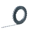 Mupro Лента монтажная перфорированная 17 mm (10 метров) волнистая оцинкованная (114801)