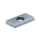 Mupro MPC Квадратная монтажная гайка M8 21,5 x 14 x 5 mm 27 х 18 28 х 30 оцинкованная (120043)