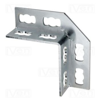 Mupro MPR Кутове кріплення двопрофільне 90° S+ 4+4 оцинковане 41 х 21 41 х 124 (165832)