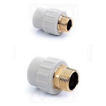 Переходник PRAWTECH PP-R наружная резьба d25 мм x 3/4" (PP130025034) PRAWTECH - 1