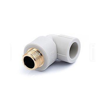 Колено PRAWTECH PP-R с внешней резьбой d25 x 3/4" (PP234025034) PRAWTECH - 1