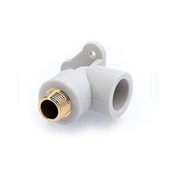 Колено PRAWTECH PP-R для сантехприборов наружная резьба d25 x 3/4" (P232025034) PRAWTECH - 1