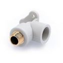 Колено PRAWTECH PP-R для сантехприборов наружная резьба d25 x 3/4" (P232025034)