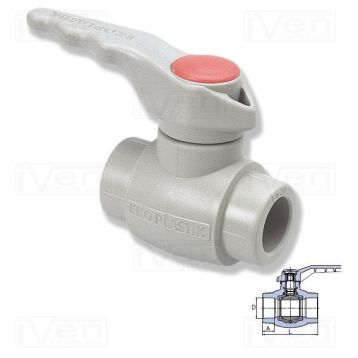 Wavin Ekoplastik Кран кульовий 50 (SVEK050XXX)