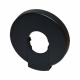Накладка декоративна розбірна Carlo Poletti (пластик) d45 x 15 мм BLACK MATTE (A56955E9005O)
