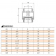 Bonomi обратный клапан Loira 3/4" (10100006)