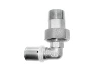Rifeng Пресс колено накидной гайкой с наружной резьбой 20x3/4 (F5-L1620*3/4(H))
