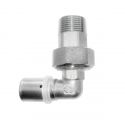 Rifeng Пресс колено накидной гайкой с наружной резьбой 20x3/4 (F5-L1620*3/4(H))