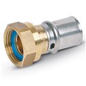 Bonomi Пресс переходник с накидной гайкой внутренняя резьба 3/4"В х d20 (40062006)