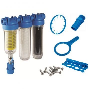 Atlas Filtri HYDRA RAINMASTER TRIO 1/2" (латунь) + картриджи RAH, FA, LA KIT (RA6095214)