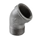 Atusa Колено оцинкованное d 1" ВЗ 45° (12105005)