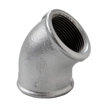 Atusa Коліно оцинковане d 3/4" ВВ 45 (12025004)