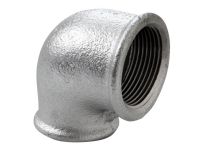 Atusa Редукційне коліно оцинковане (білий чавун) d 1 1/2"х1 1/4" ВВ 90 (09025076)