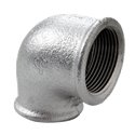 Atusa Редукционное оцинкованное колено (белый чугун) d 1 1/2"х1 1/4" ВВ 90° (09025076)