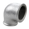Atusa Редукційне коліно оцинковане (білий чавун) d 1 1/4"х3/4"" ВВ 90 (09025064)