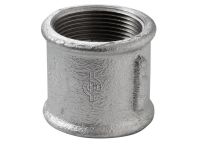 Муфта оцинкованная проходная (белый чугун) Ø1/2" Berg Montana (27525003) - 1