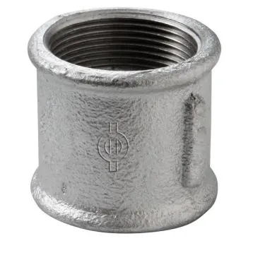 Муфта оцинкована прохідна (білий чавун) Ø1/2" Berg Montana (27525003) - 1