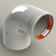 Колено для традиционных котлов d80 mm - 90 ° GROPPALLI S.R.L. (A3111049)