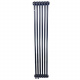 DeLonghi Multicolumn 2000 3 колони 12 секций конф.D (нижнее 1/2") RAL9005MATT (0Q10320001200D0RAL9005M)