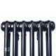 DeLonghi Multicolumn 2000 3 колони 12 секций конф.D (нижнее 1/2") RAL9005MATT (0Q10320001200D0RAL9005M)