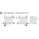 DeLonghi Multicolumn 1800 2 колони 12 секций конф.D (нижнее 1/2") RAL90005MATT (0Q10218001200D0RAL9005M)