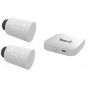 Tervix Pro Line EVA2 (2шт.) + ZigBee Gateway Комплект Радиаторный Термостат термоголовка с беспроводным белый М30х1,5 (228731)