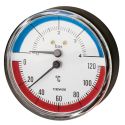 Термоманометр CEWAL d63 1/2 "0/120 ° С 4 бар фронтальный (91548400)