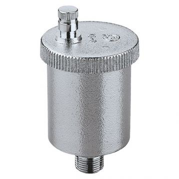 CALEFFI Valcal Повітровідвідник автоматичний вертикальний хромований d1/2" З 120°C 10 bar (502241) Caleffi - 1