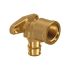 Водорозетка латунь Uponor GmbH Q&E з фланцем Ø20 х 1/2" BP висота 43 мм (1023035)