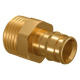 Штуцер латунь Uponor GmbH Q&E з зовнішньою різьбою Ø20 х G1/2" ЗP (1033437)
