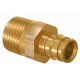 Штуцер латунь Uponor GmbH Q&E с наружной конусной резьбой Ø32 х G1" НP (1047191 / 1145676) - 1