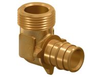Коліно латунь Uponor GmbH Q&E 90° з зовнішньою різьбою Ø32 х 1" ЗР (1047877)