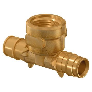 Трійник латунь Uponor GmbH Q&E з внутрішньою різьбою Ø25 х 3/4" ВР х 25 (1047888)
