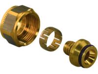 Різьбовий адаптер латунний Uponor GmbH PE-Xa євроконус Ø16 x 1,8/2,0 x 3/4" ВР (1057368)